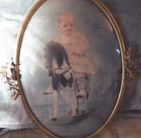 Boy on Hobby Horse